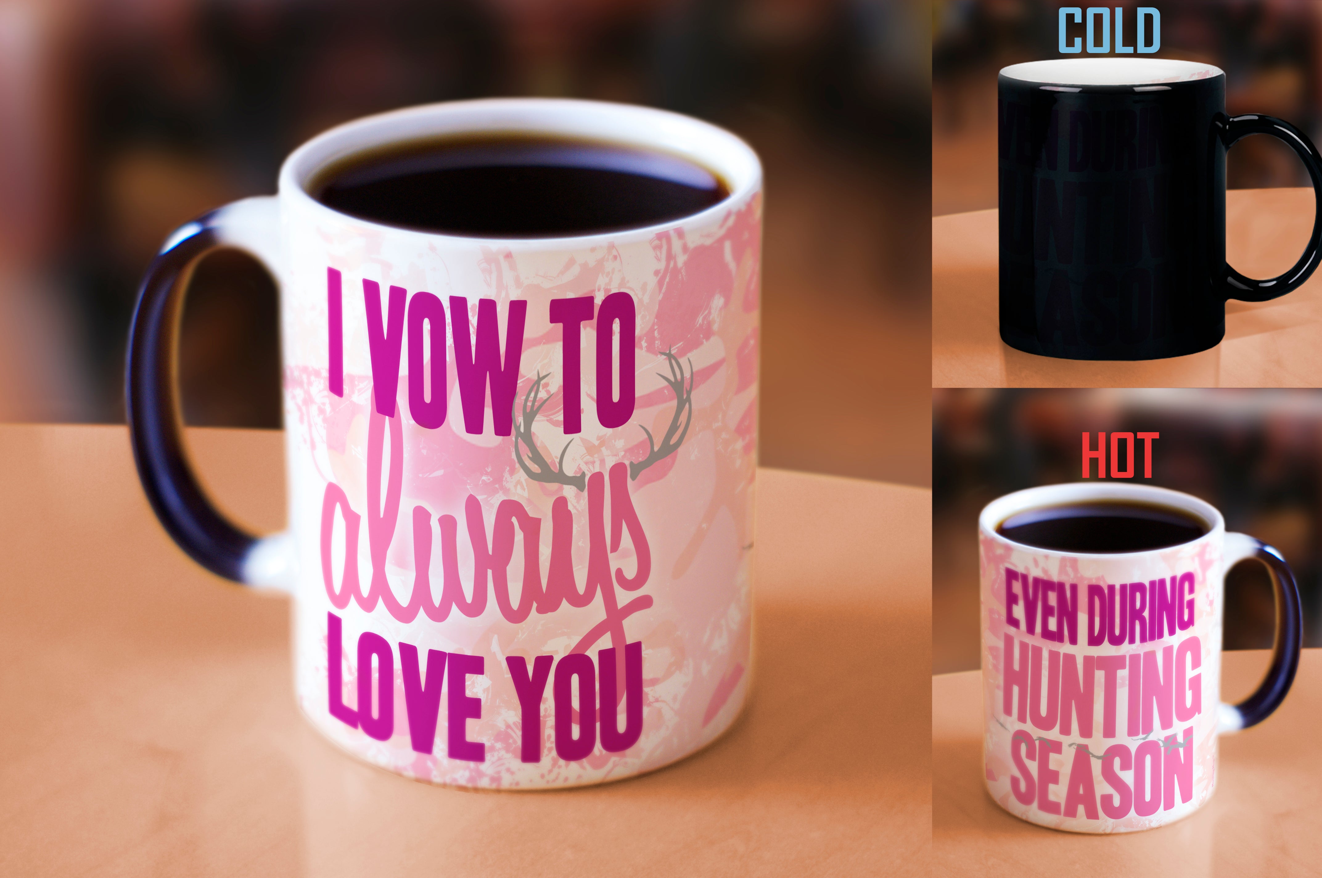 Sports Collection (I Vow - Pink) Morphing Mugs® Heat-Sensitive Mug MMUG236